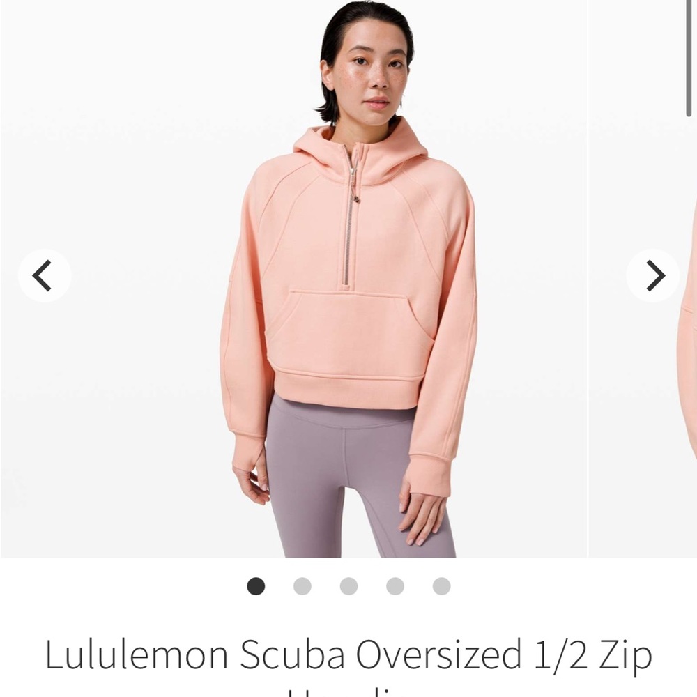 Lululemon scuba 1/2 zip